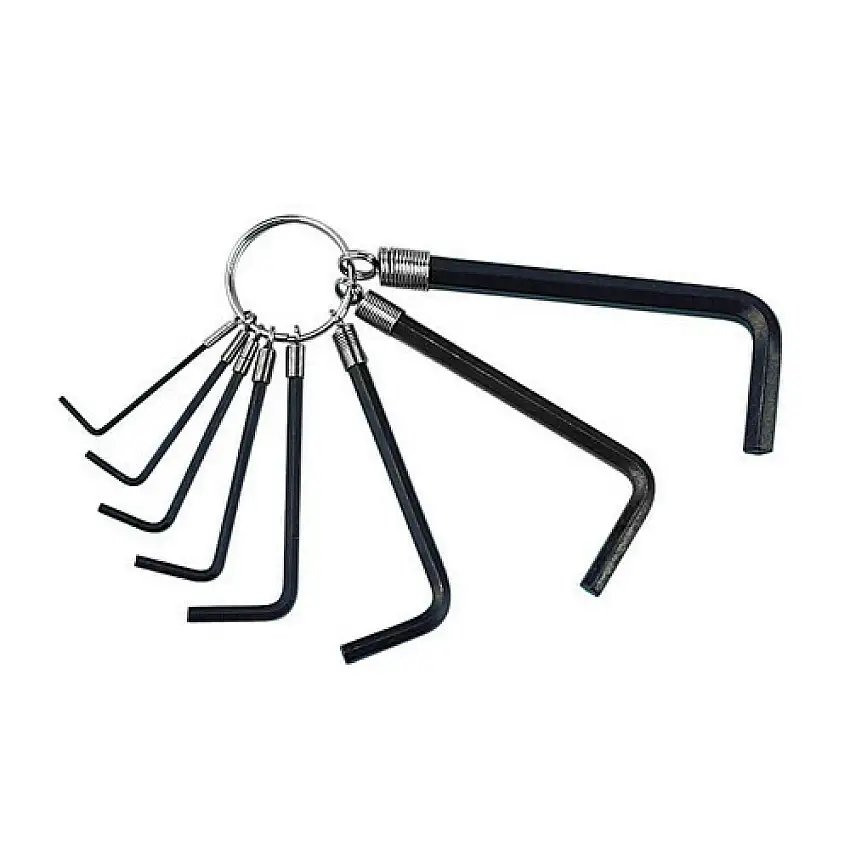 Set di 8 chiavi esagonali maschio Lampa [Misura 1,5/2/2,5/3/4/5/6/8 mm]