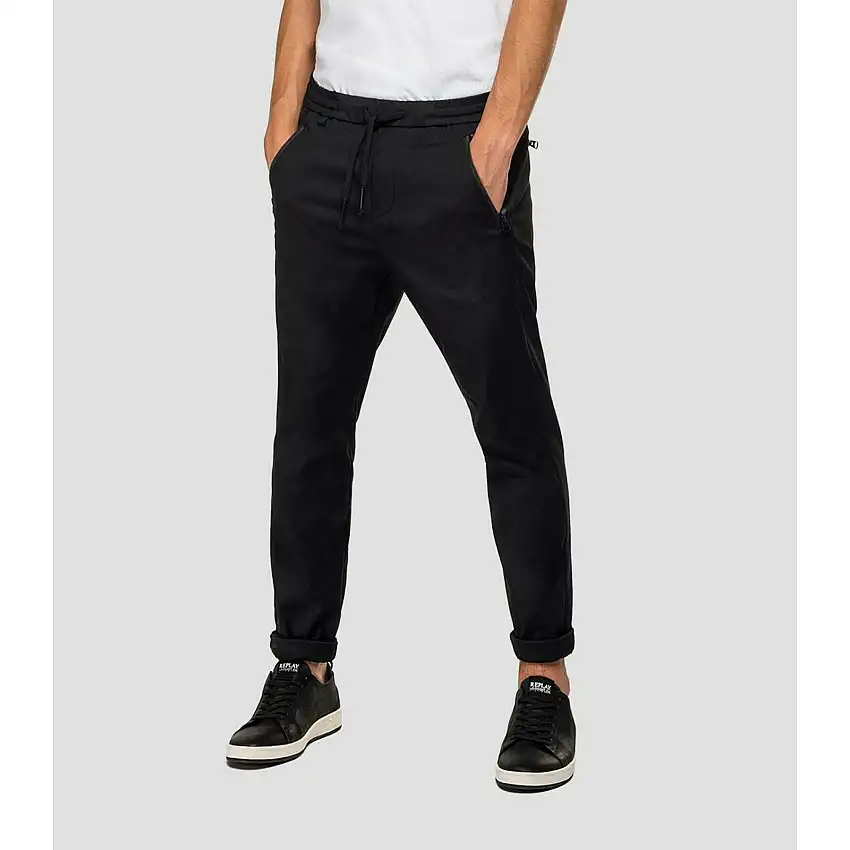 Pantaloni della tuta comodi con tasche zipurate Replay