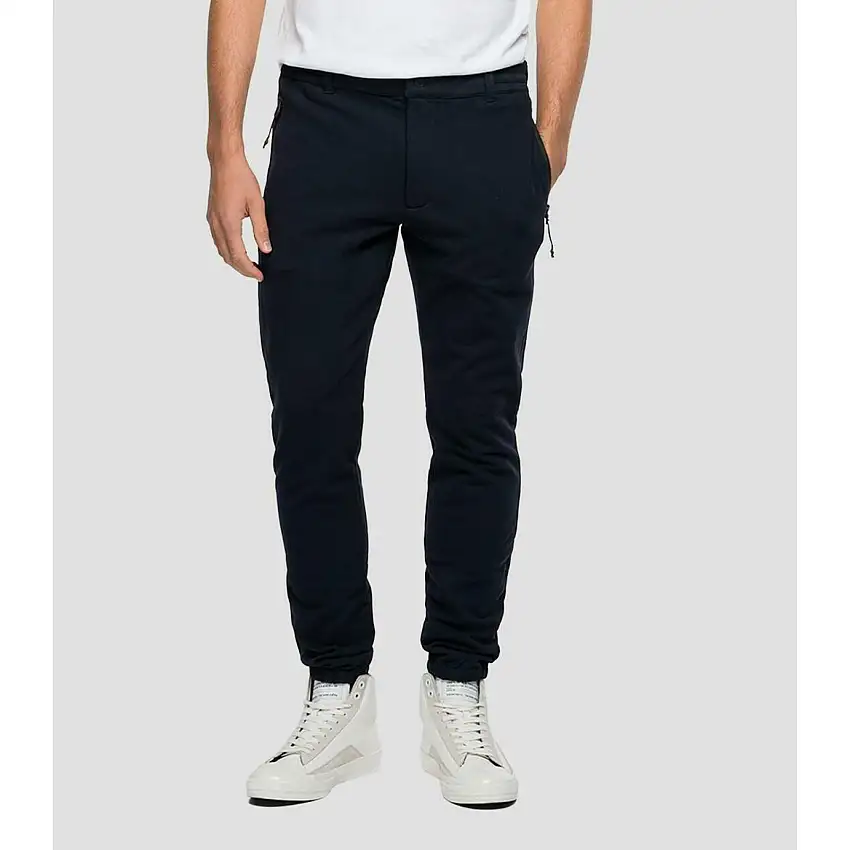 Pantaloni jogger dalla vestibilità regolare in puro cotone Replay essential