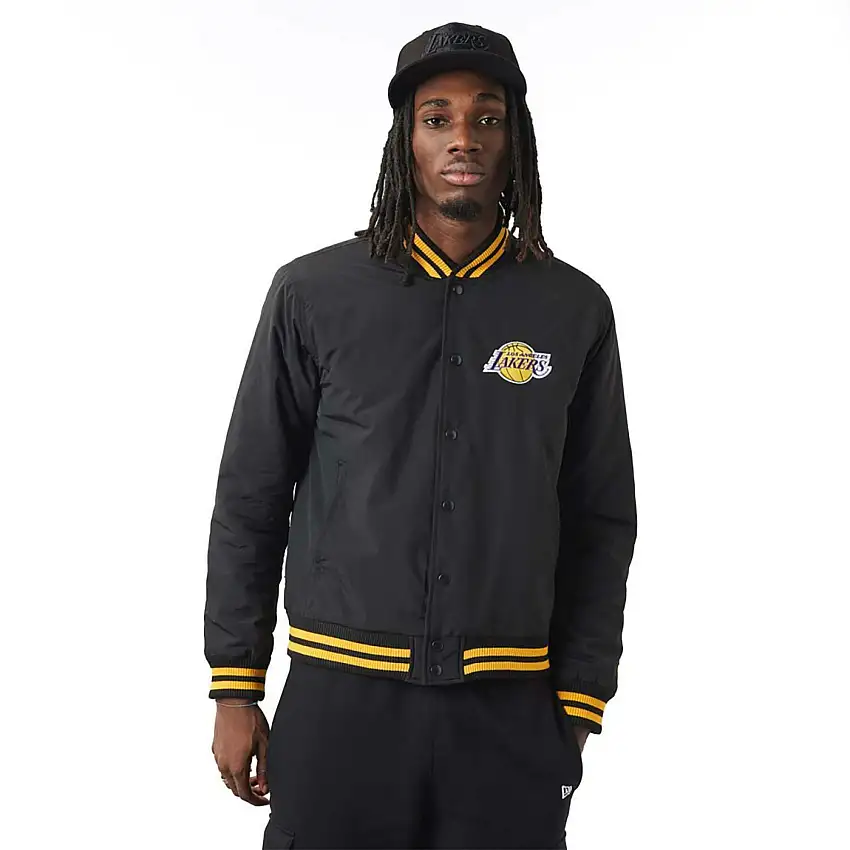 Giacca bomber con logo Los Angeles Lakers