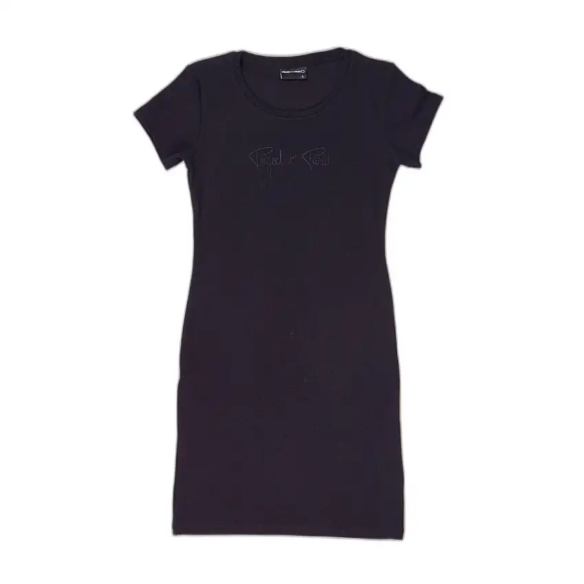 Vestito da donna a maniche corte a coste Project X Paris