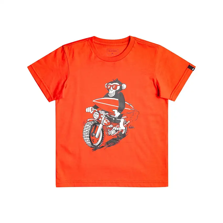 Maglietta da ragazzo Quiksilver Primates Motor