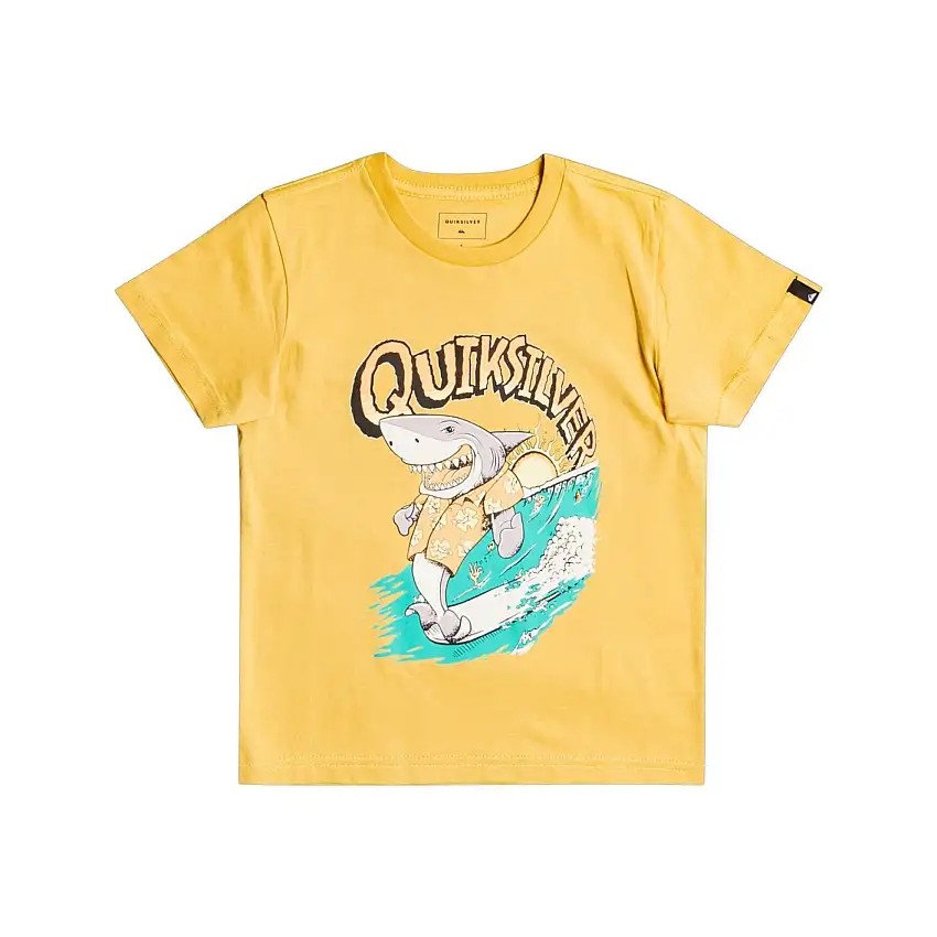 Maglietta da ragazzo Quiksilver Shark Smile