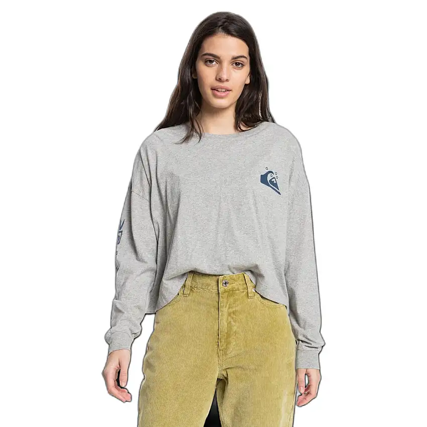 T-shirt donna a maniche lunghe Quiksilver Oversized