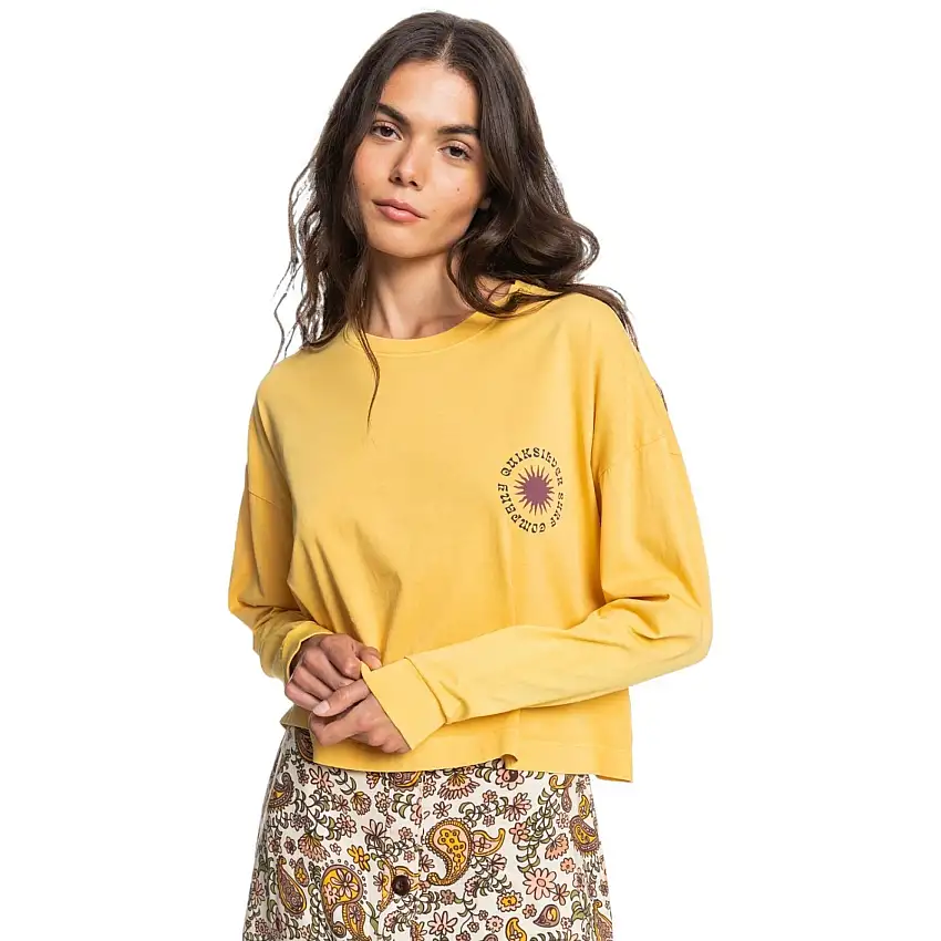 T-shirt donna a maniche corte Quiksilver Oversized Mineral