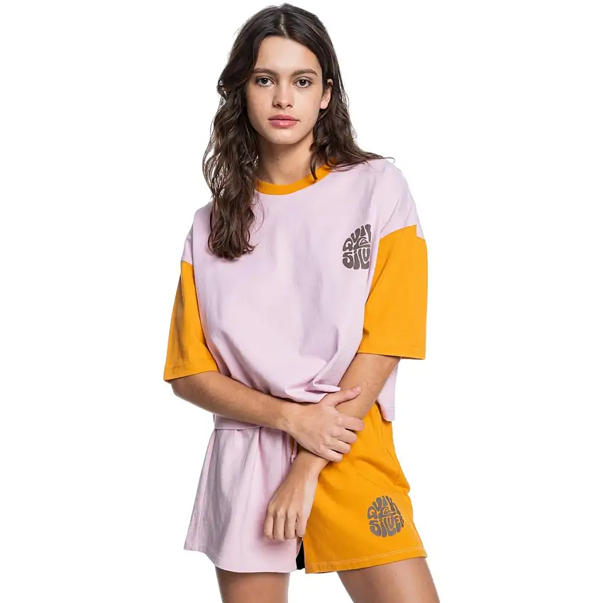 Maglietta da donna Quiksilver Vintage Colorblock