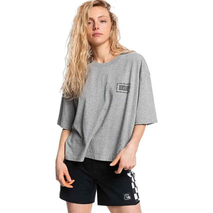 Maglietta da donna Quiksilver Boyfriend Crop