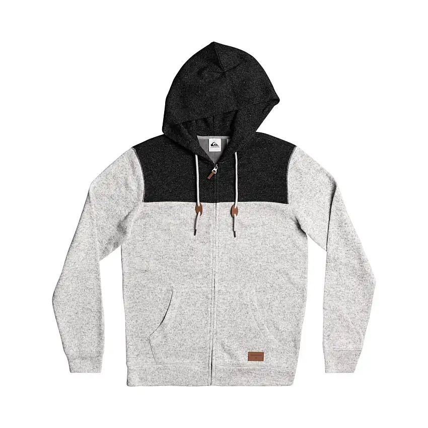 Felpa con cappuccio e zip Quiksilver Keller - Block