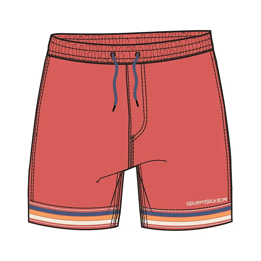 Pantaloncini da bagno Quiksilver Tape Of Paradise Volley 15