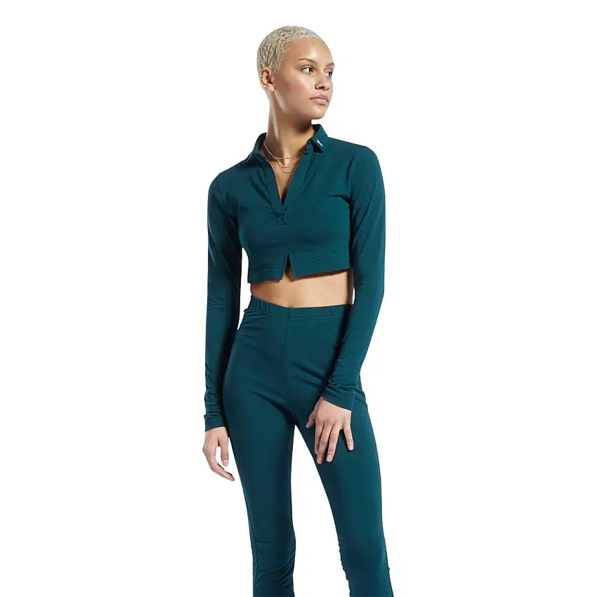 Polo donna a maniche lunghe Reebok Classics