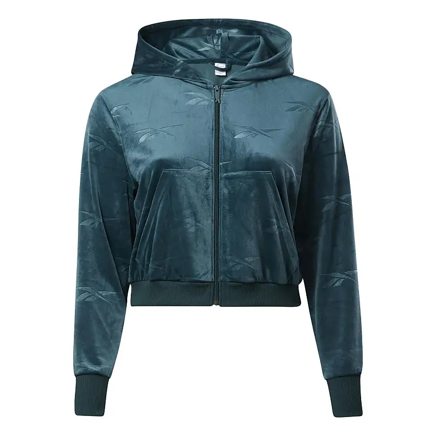 Felpa da donna con zip in velluto Reebok Classics Energy Q4 GT