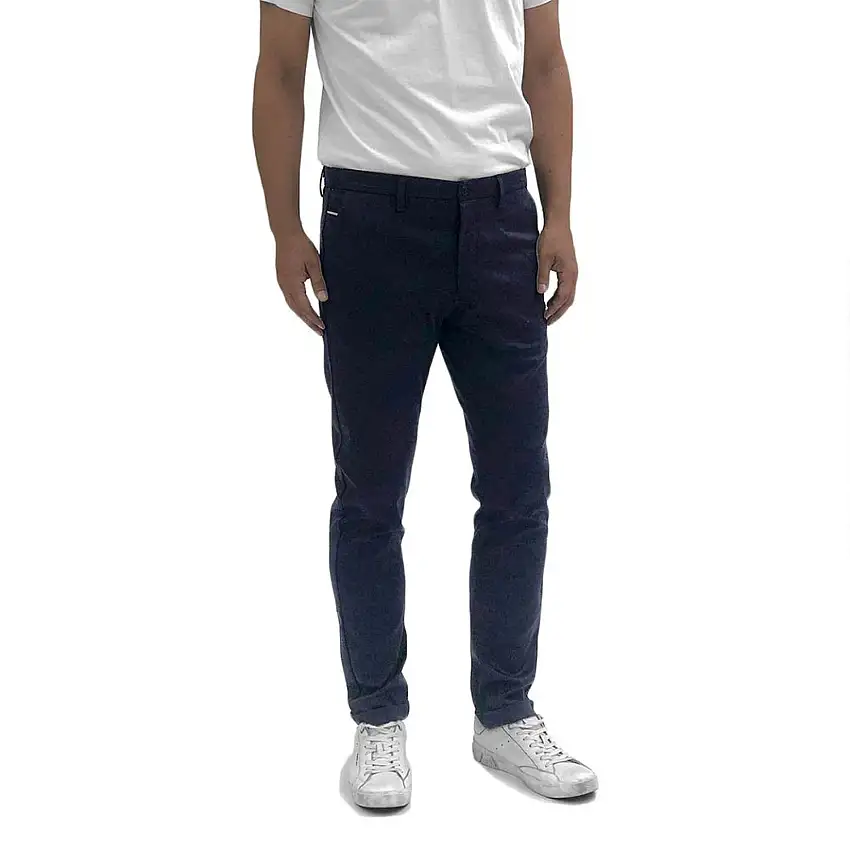 Pantaloni Replay comfort yarn dyed knitted fabric