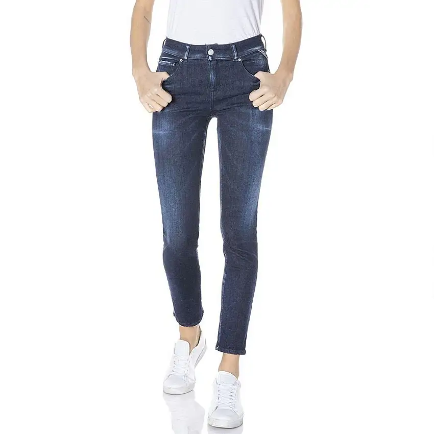 Jeans denim da donna Replay luzien 11.5 oz hyperflex stretch