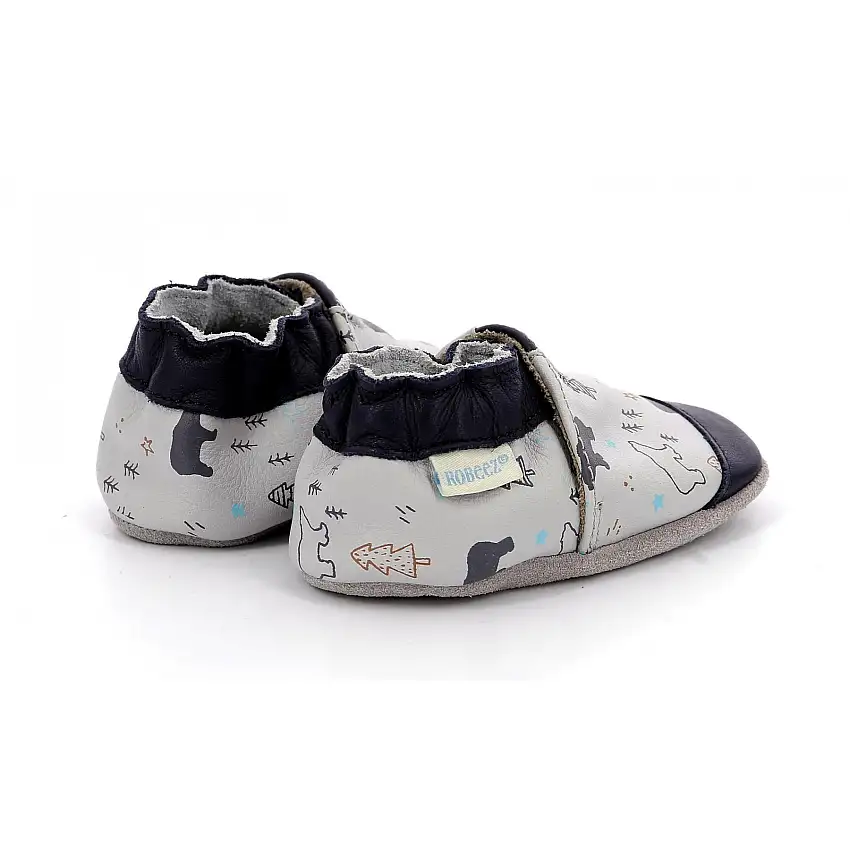 Pantofole per bambini Robeez Wintering Bear