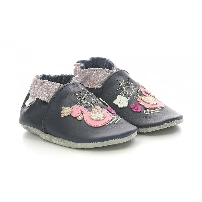 Pantofole da bambina Robeez So Shiny Swan