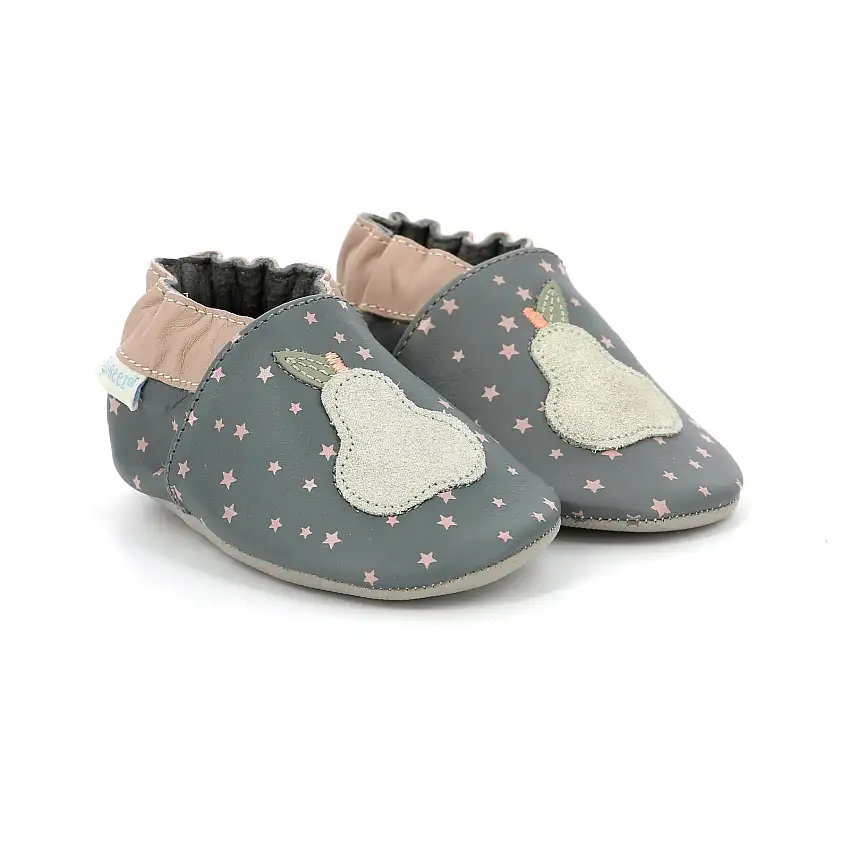 Pantofole da bambina Robeez Goldpear Plg