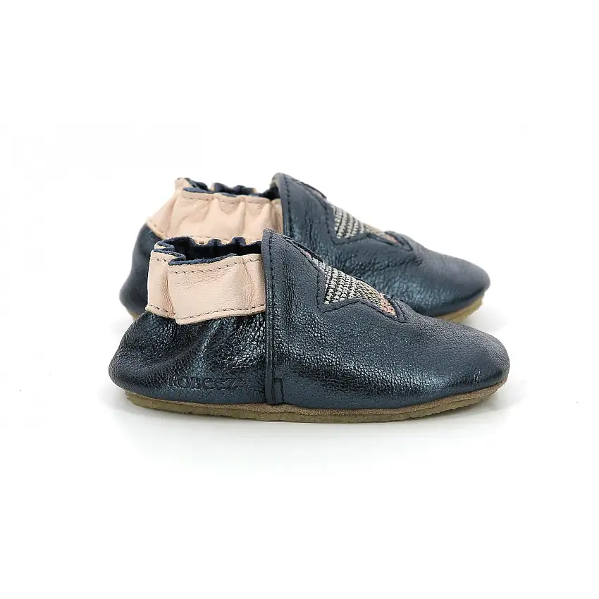 Pantofole da bambina Robeez Star Stripe Crp