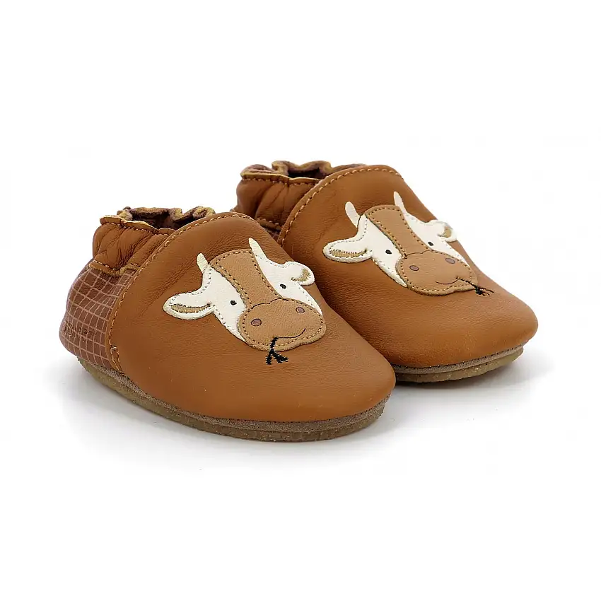 Pantofole per bambini Robeez Funny Cow Crp