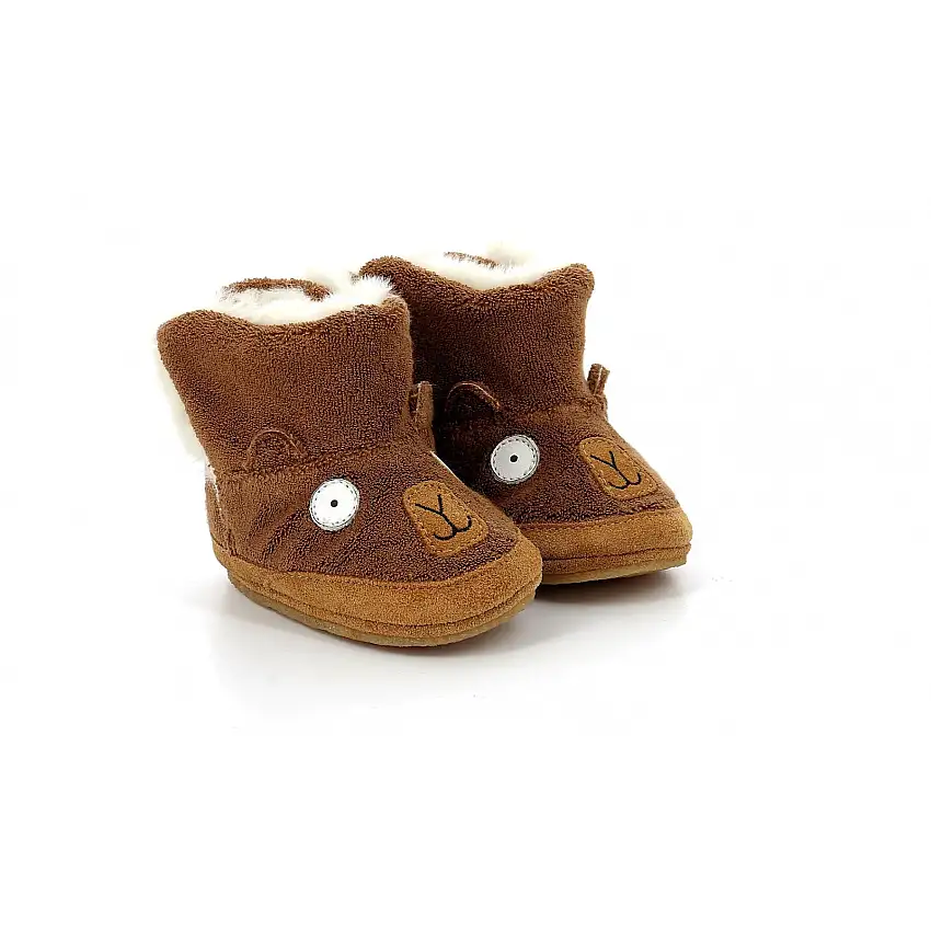 Pantofole per bambini Robeez Rob Furr Crp