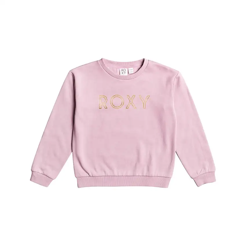 Felpa bambina a girocollo Roxy Spring Day