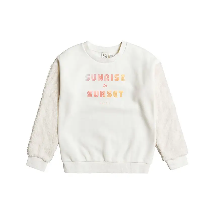 Felpa bambina a girocollo Roxy Lets Get Loud