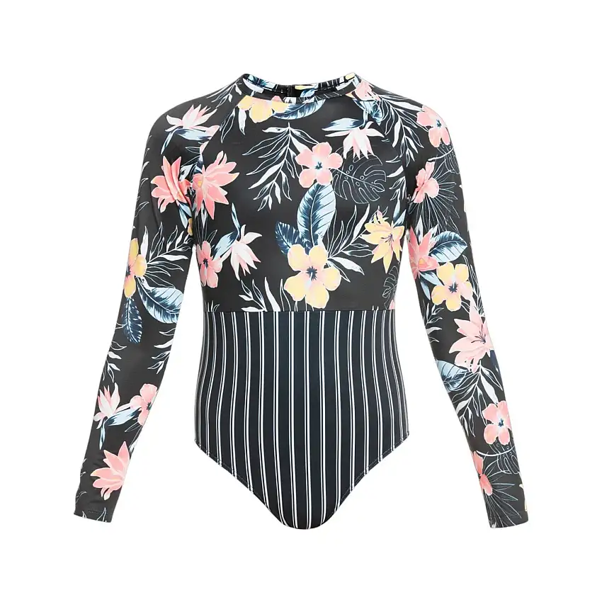 T-shirt bambina in lycra Roxy Flowers Addict
