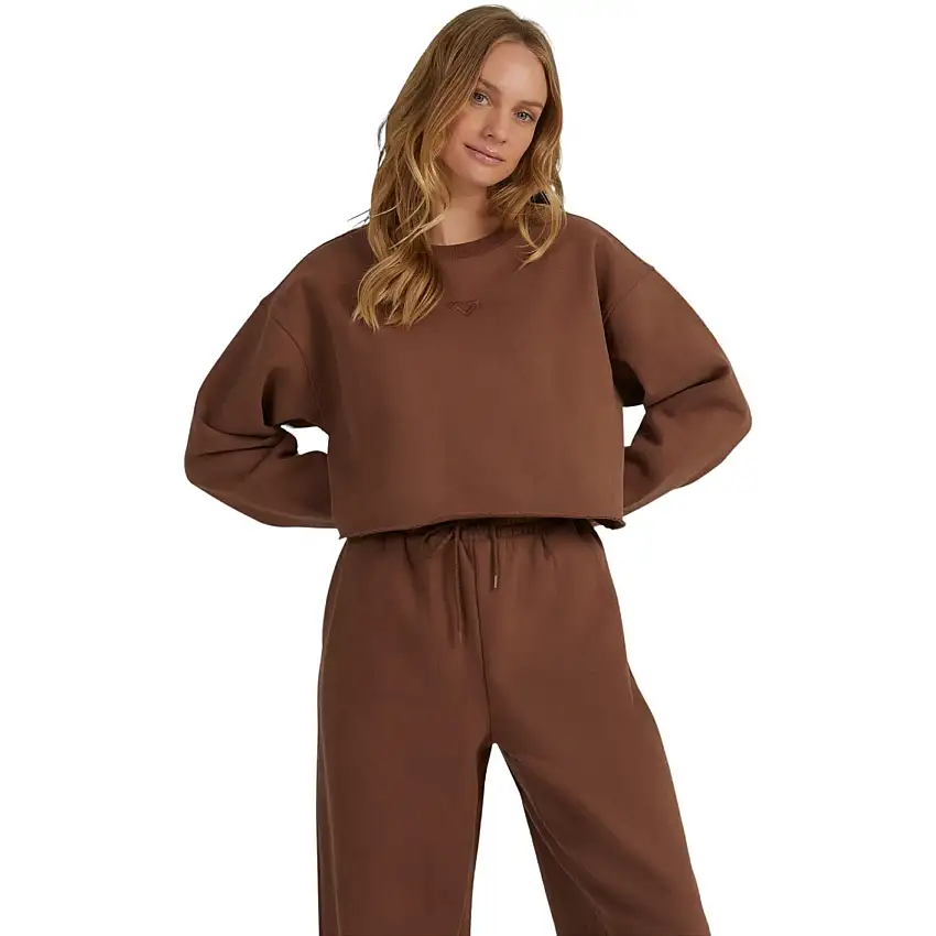 Felpa corta da donna Roxy Kelia - Crew