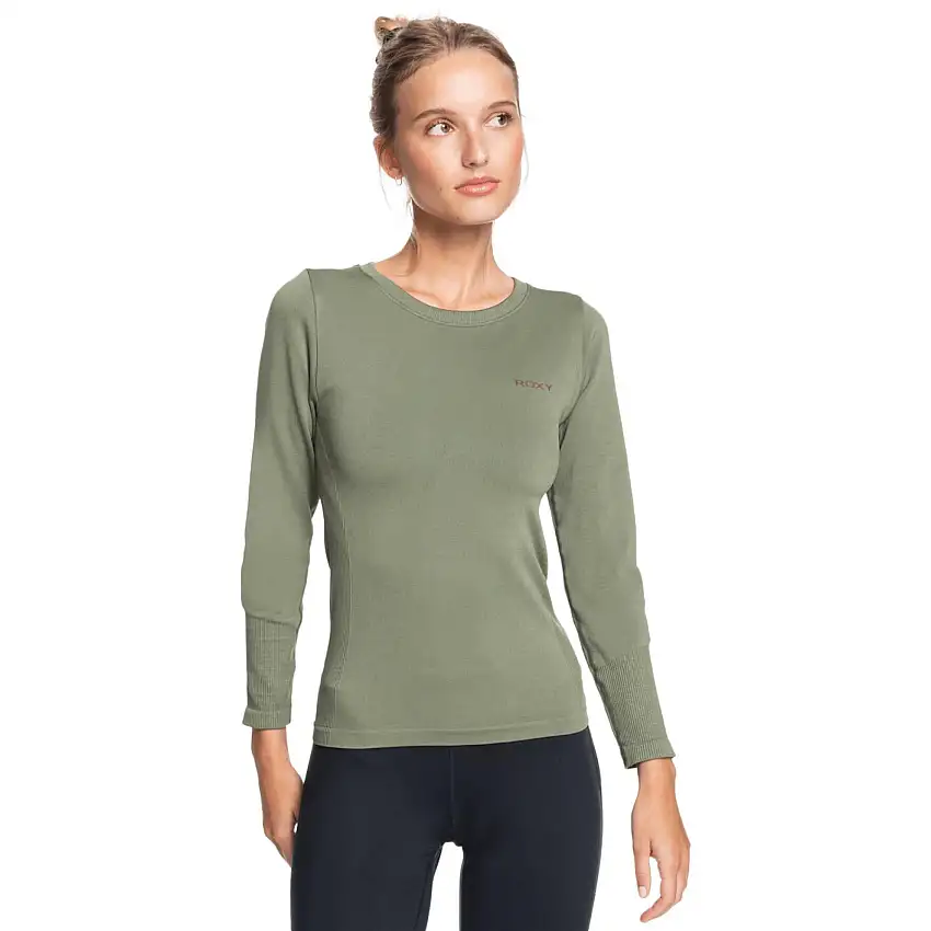 T-shirt donna a maniche lunghe Roxy Proud Of Being