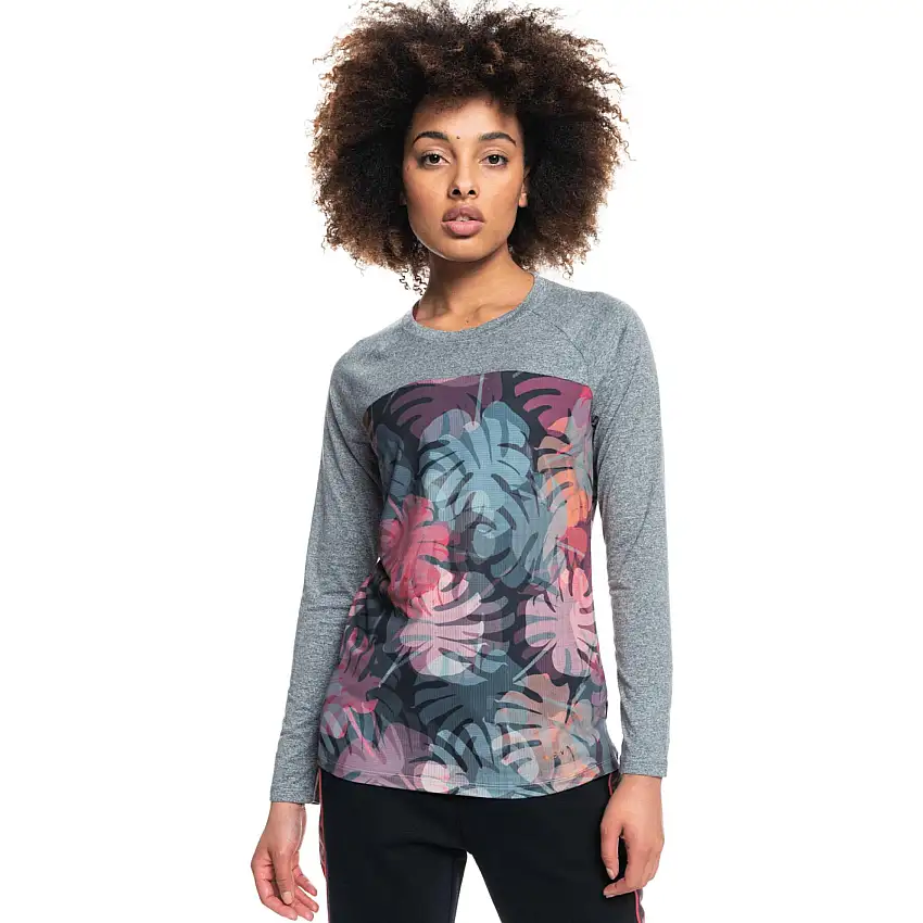 T-shirt donna a maniche lunghe Roxy Night Thoughts