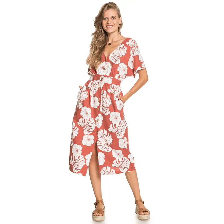 Abito da donna Roxy Sunny Memories Slub