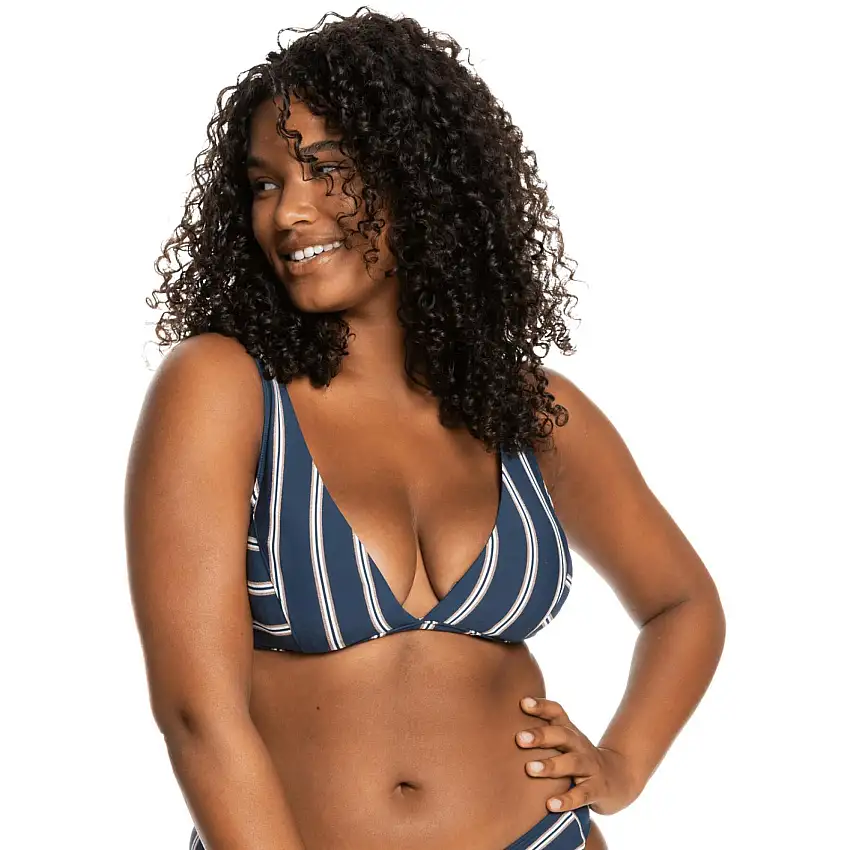 Top costume da bagno donna Roxy Moonlight Splash Elongated