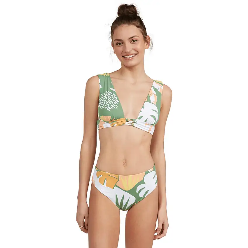 Top costume da bagno donna Roxy Wildflowers Elongated Triangle