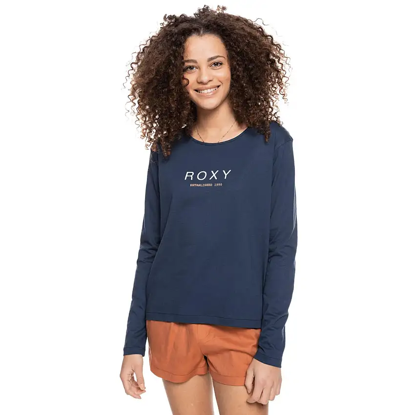 T-shirt donna a maniche lunghe Roxy Loving Clouds