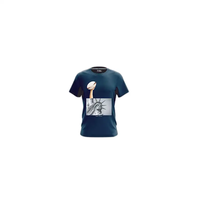 T-shirt in cotone Rugby Division Liberty