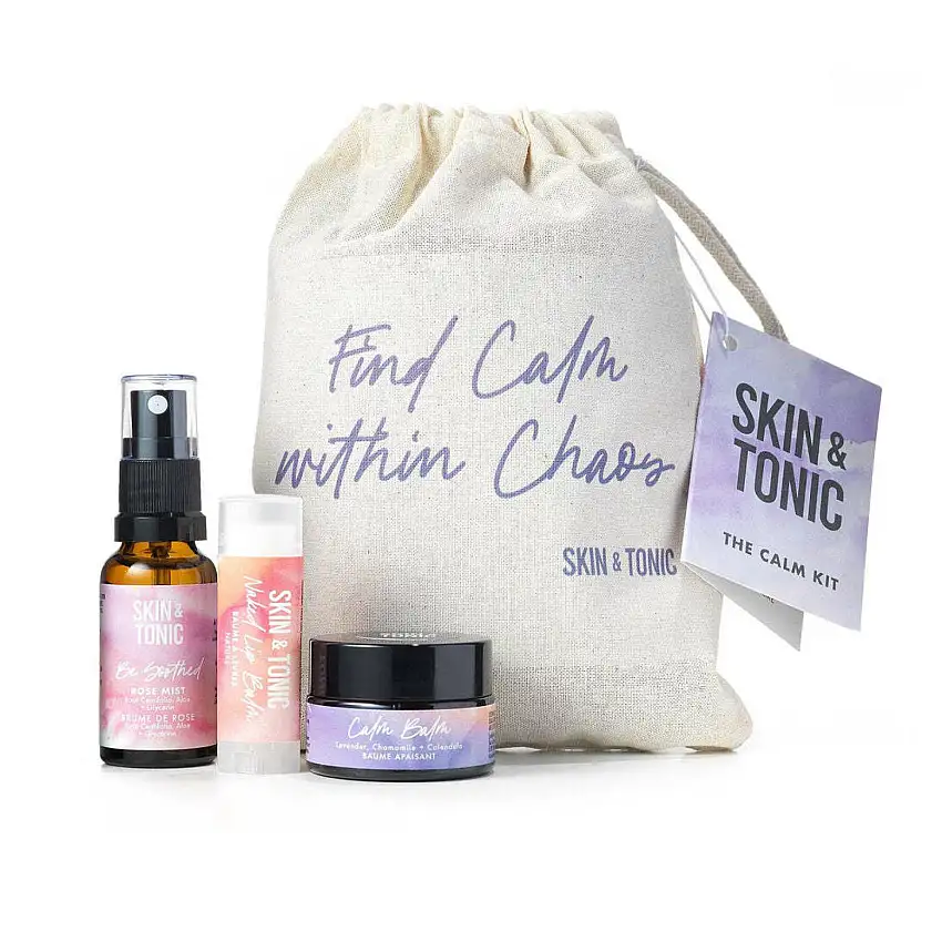 Kit per la cura del viso Skin & Tonic The calm