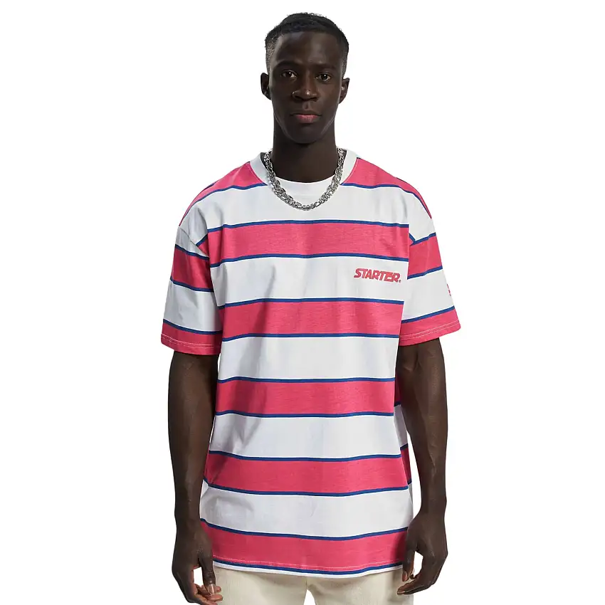 T-shirt a righe Urban Classics Starter Logo