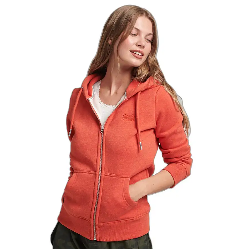 Sweatshirt donna con zip Superdry Vintage Logo