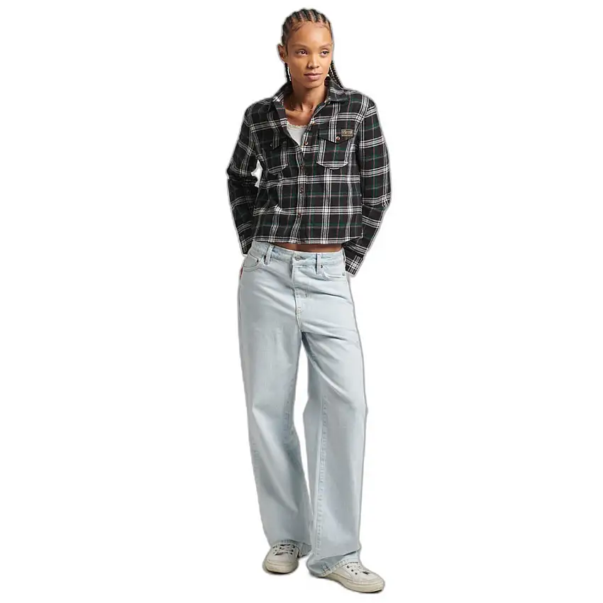 Camicia da boscaiolo a quadri da donna Superdry Vintage Classic