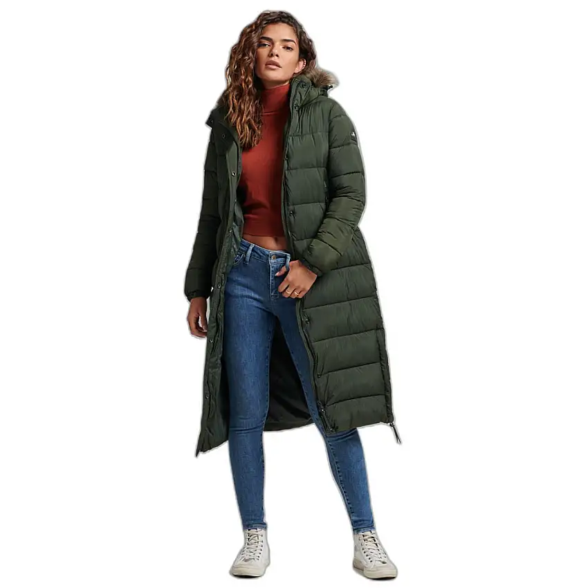 Cappotto donna di media lunghezza Superdry vintage