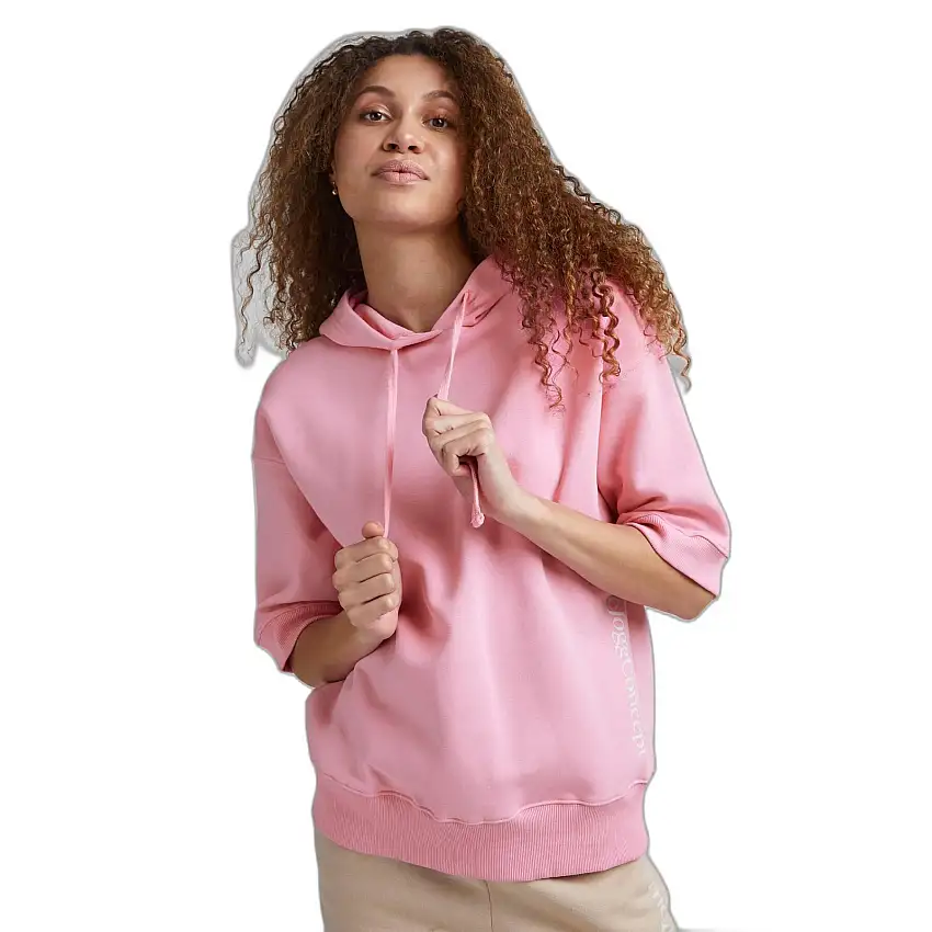 Felpa con cappuccio a maniche corte da donna TheJoggConcept Jcsafine