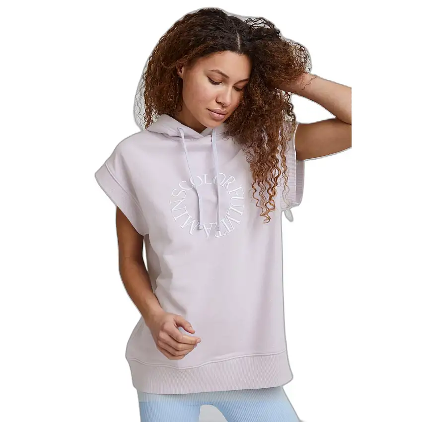 Felpa da donna con cappuccio a maniche corte TheJoggConcept Jcsafine