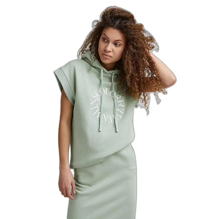 Felpa con cappuccio a maniche corte da donna heJoggConcept Jcsafine