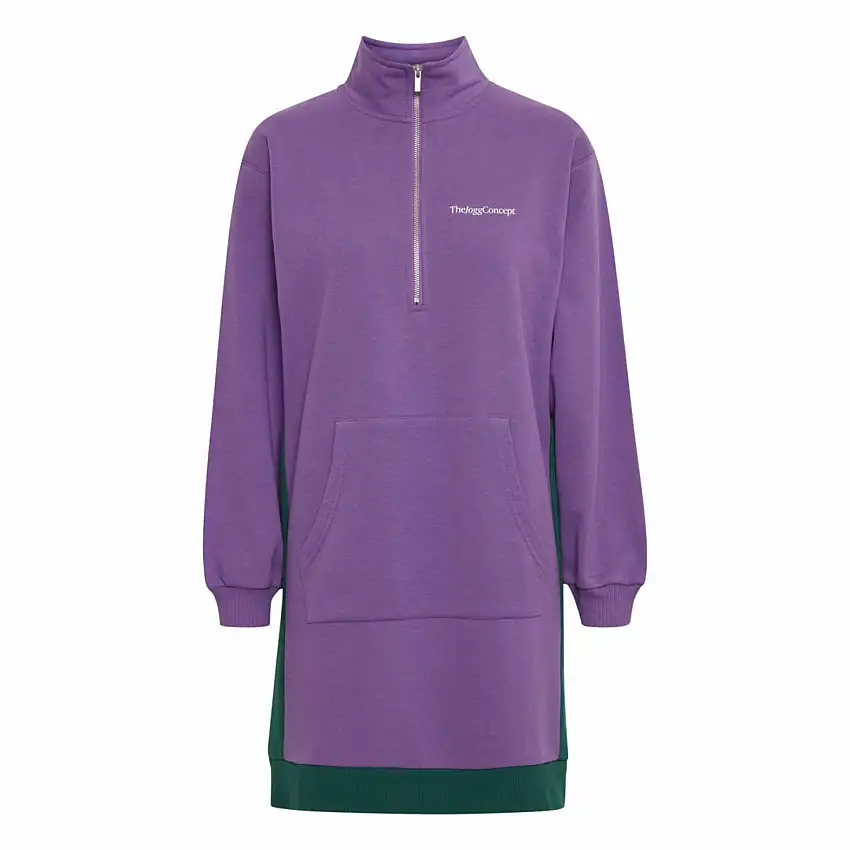 Abito donna con mezza zip TheJoggConcept Jcsafine