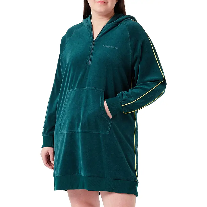 Felpa da donna con cappuccio e mezza zip TheJoggConcept Jcsafine