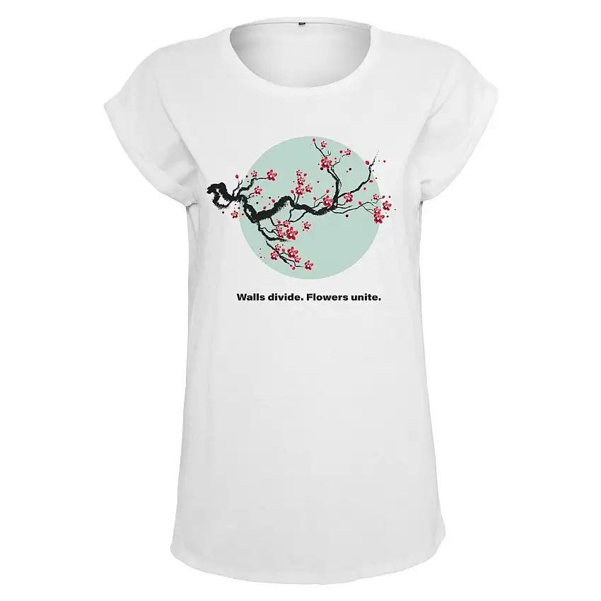 T-shirt da donna Mister Tee Flowers Unite
