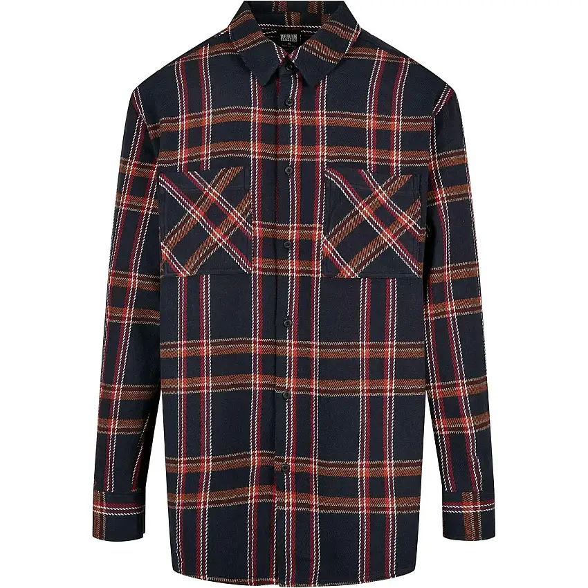 Camicia Urban Classics Heavy Long Oversized Checked GT
