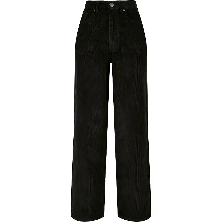 Pantaloni a vita alta da donna in velluto a coste Urban Classics 90´S