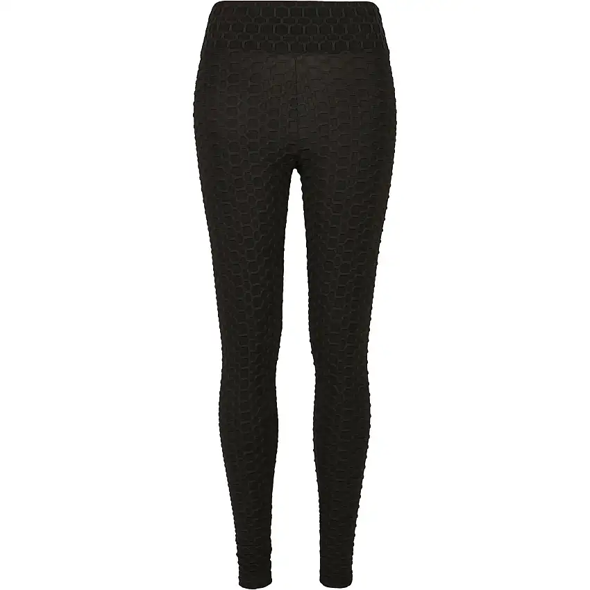 Leggings a vita alta da donna Urban Classics Honeycomb