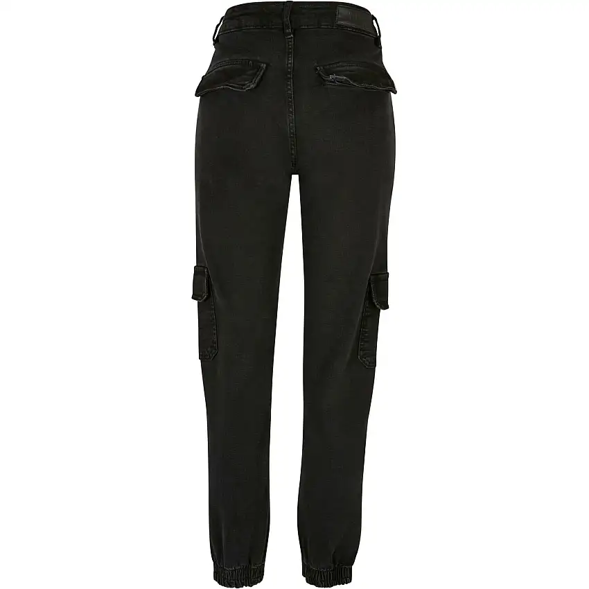 Pantaloni cargo da donna Urban Classics Organic Stretch Denim
