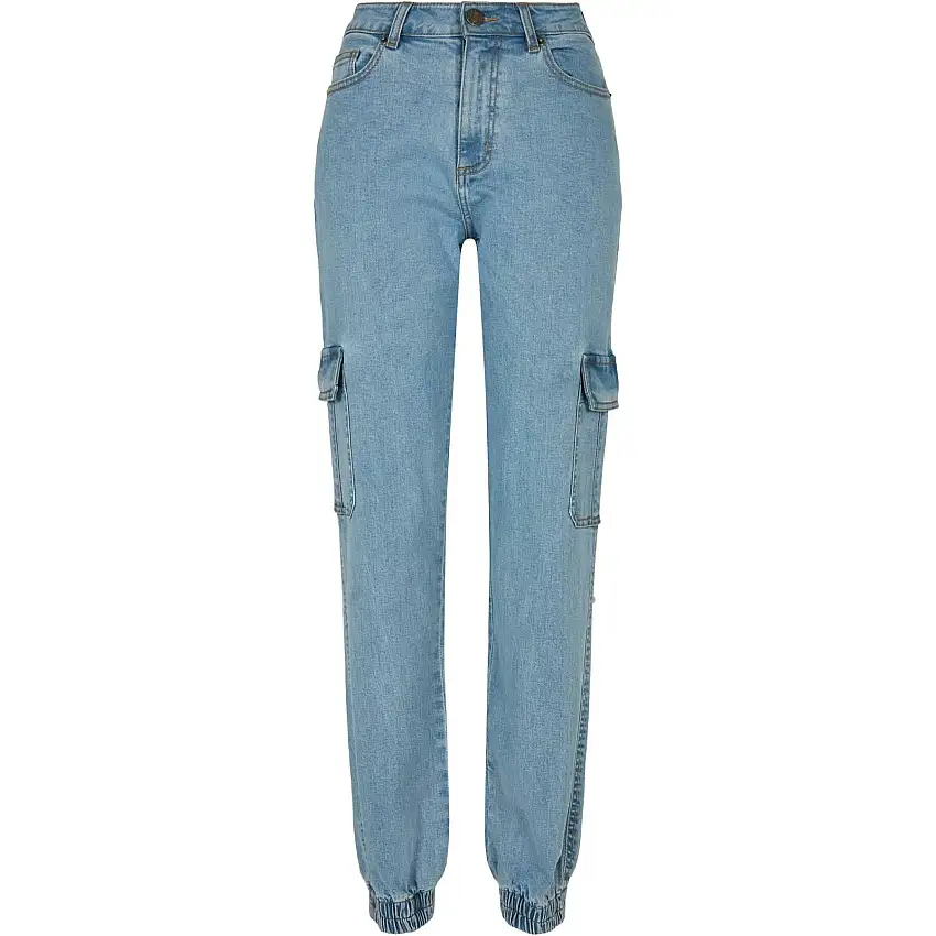 Pantaloni cargo da donna Urban Classics Organic Stretch Denim GT